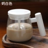 Electric stirring stick, stirring cup, coffee and milk tea stirring spoon, egg beater, glass cup, soy milk milkshake, chicken tail cocktail bar Application Scenario